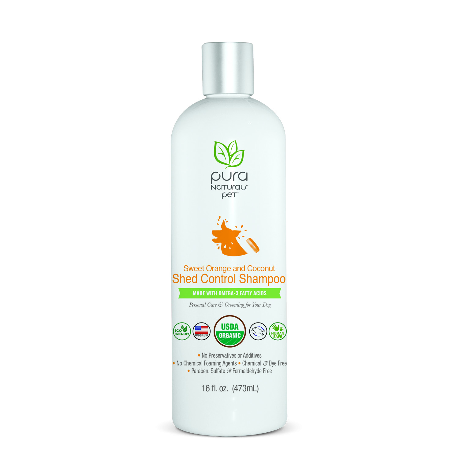 Sweet Orange and Coconut Shed Control Shampoo Pet Insight