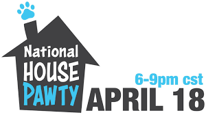 Live-streamed National House Pawty Fundraiser