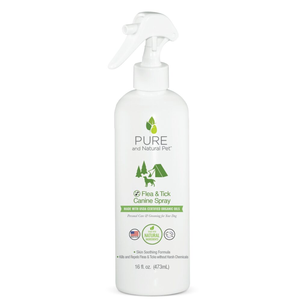 Pure and Natural Pet Flea Tick Canine Spray Pet Insight