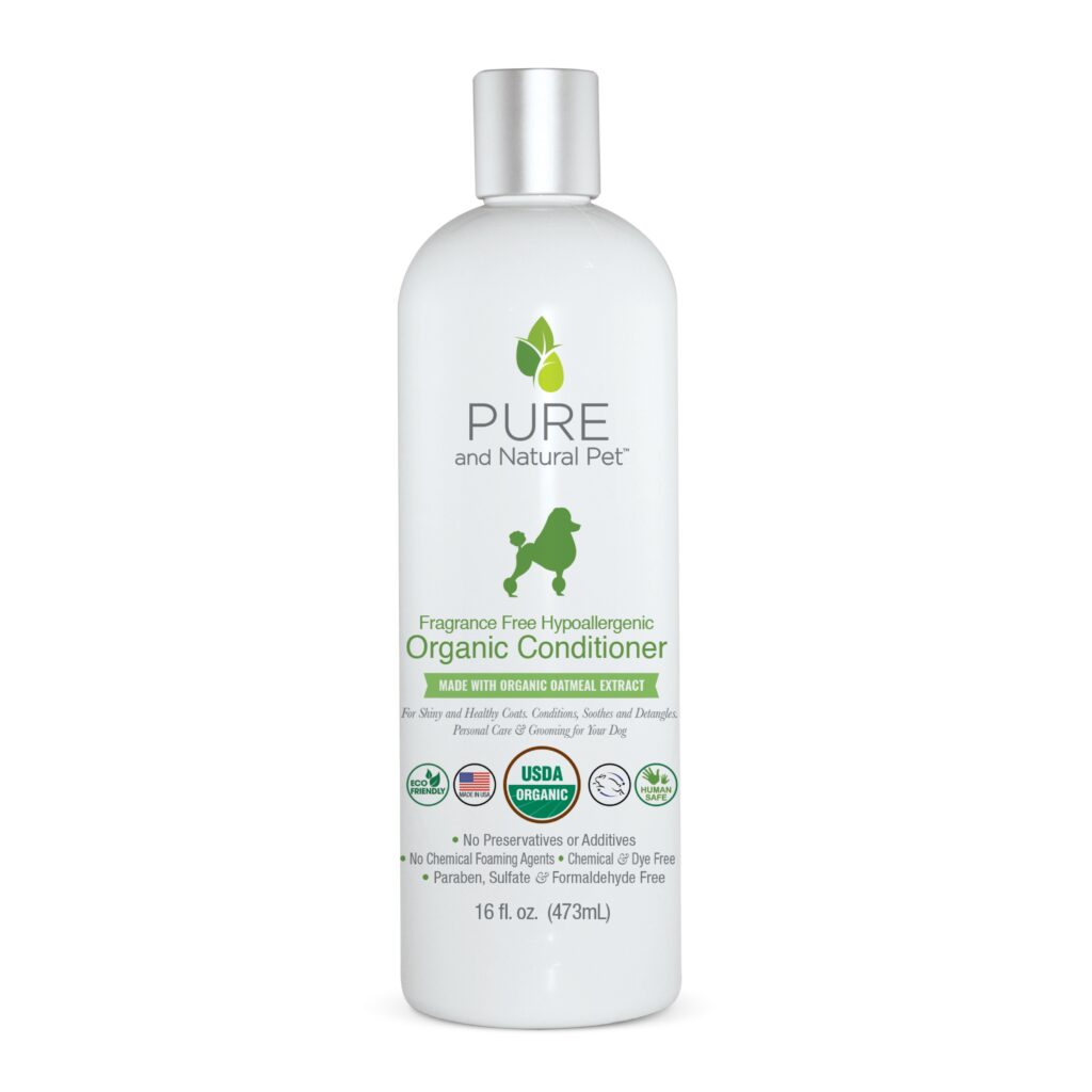 An image of Pure and Natural Pet® – Fragrance Free Hypoallergenic Organic Conditioner