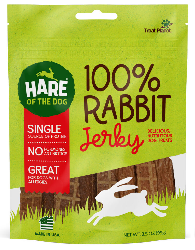An image of Treat Planet - HTD 100% Rabbit Jerky - wt 3.5oz