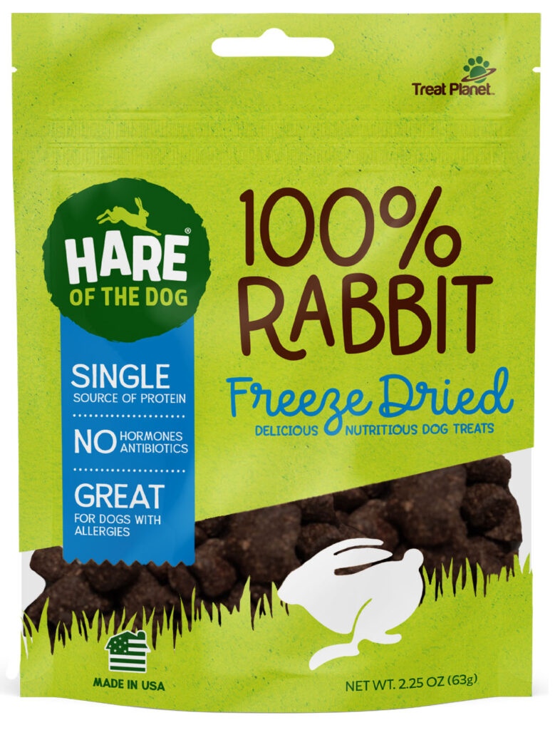 An image of Treat Planet - HTD 100% Rabbit Freeze Dried Treats - wt 2.25oz