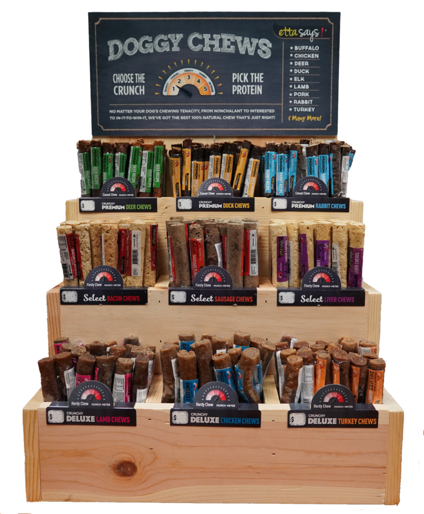An image of Treat Planet – Etta Says! US ULTIMATE Chew Counter Display (product & display)
