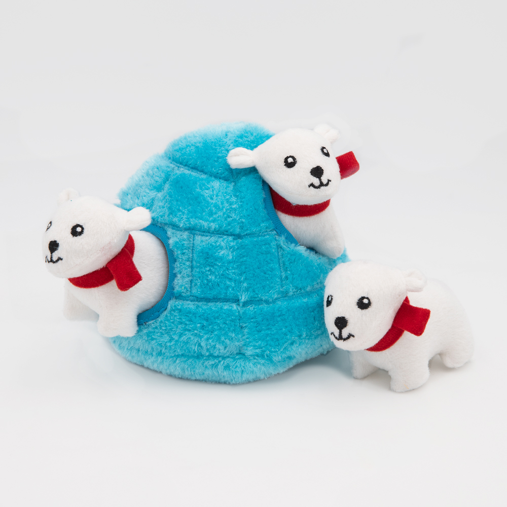 An image of ZippyPaws – ZP857 Zippy Burrow – Polar Bear Igloo