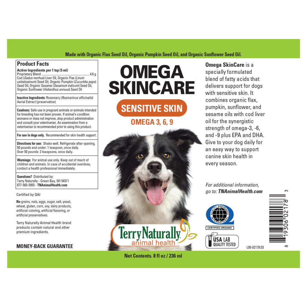 An image of Terry Naturally Animal Health, a EuroPharma brand – Omega Skincare