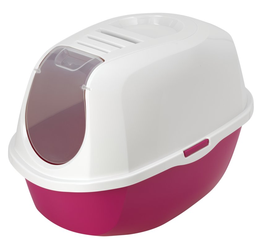 An image of Moderna Products – Smart Cat – Litter Box – Hot Pink