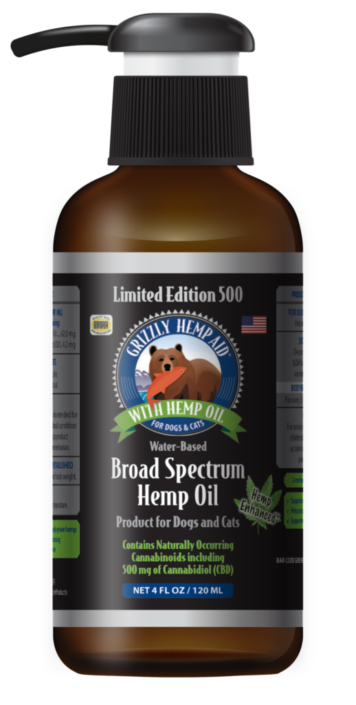 An image of Grizzly Pet Products - Grizzly Hemp Aid - Limited Edition 500