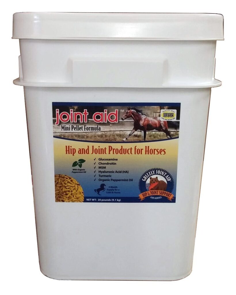 An image of Grizzly Pet Products - Grizzly Joint Aid For Horses (Pail) (20 lbs)