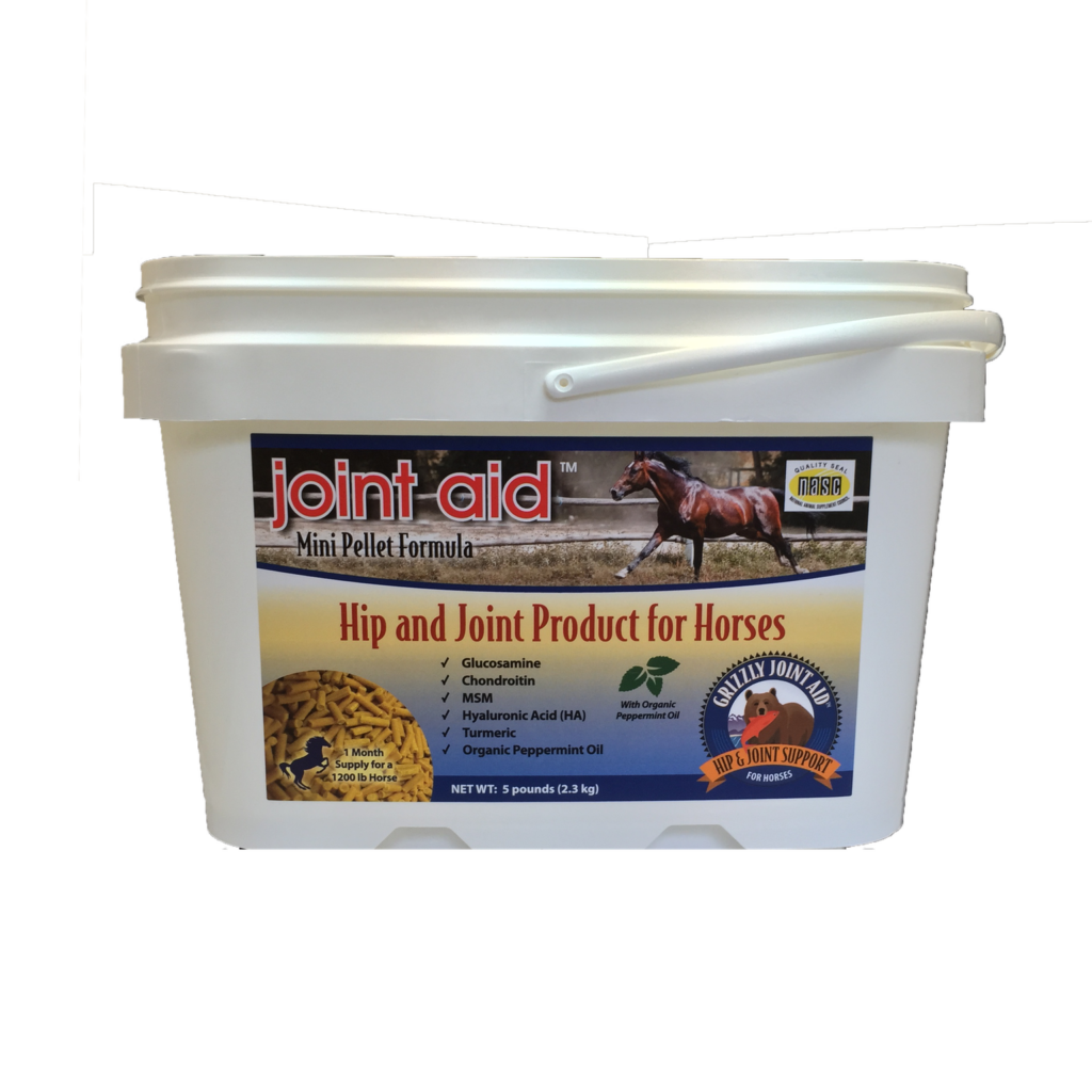 An image of Grizzly Pet Products - Grizzly Joint Aid For Horses (Pail) (5 lbs)