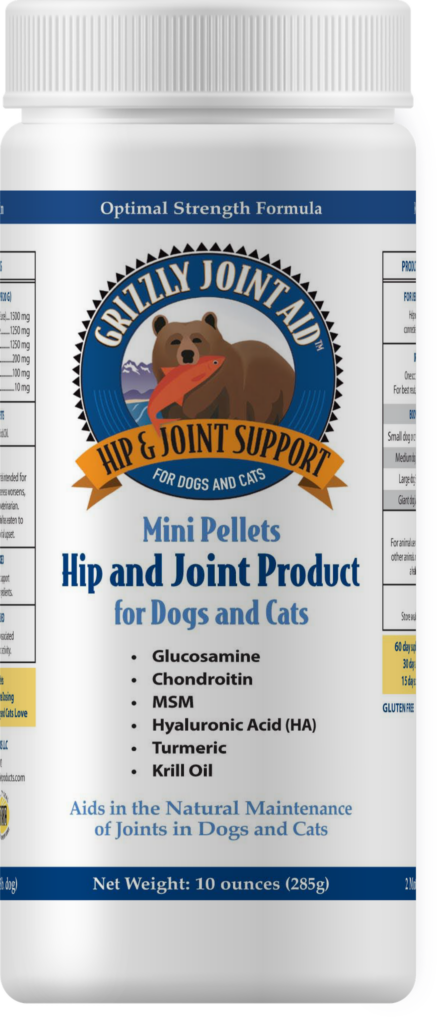 An image of Grizzly Pet Products – Grizzly Joint Aid Pellets (10 oz)