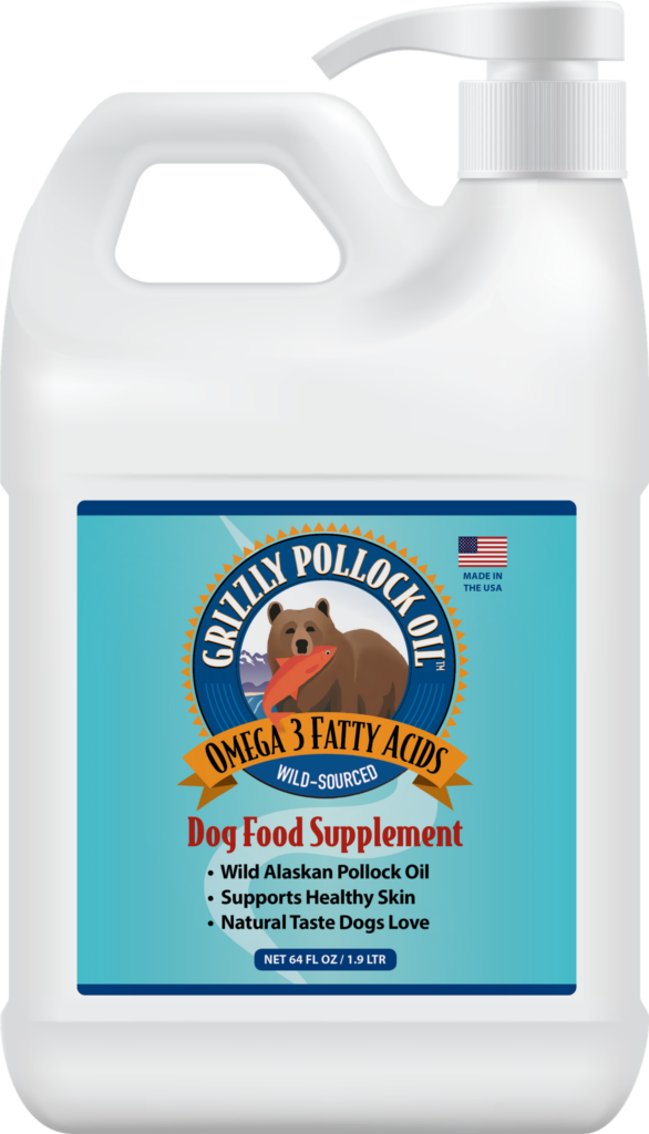 An image of Grizzly Pet Products – Grizzly Pollock Oil (64 oz)