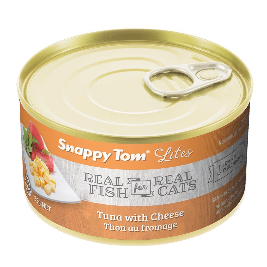 An image of Snappy Tom Pet Supply - Snappy Tom Lites Tuna with Cheese