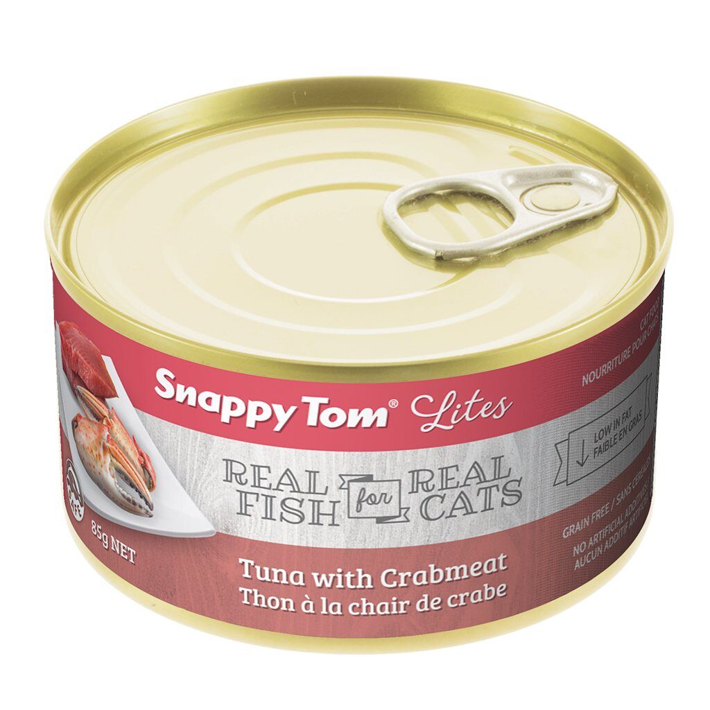 An image of Snappy Tom Pet Supply – Snappy Tom Lites Tuna with Crabmeat