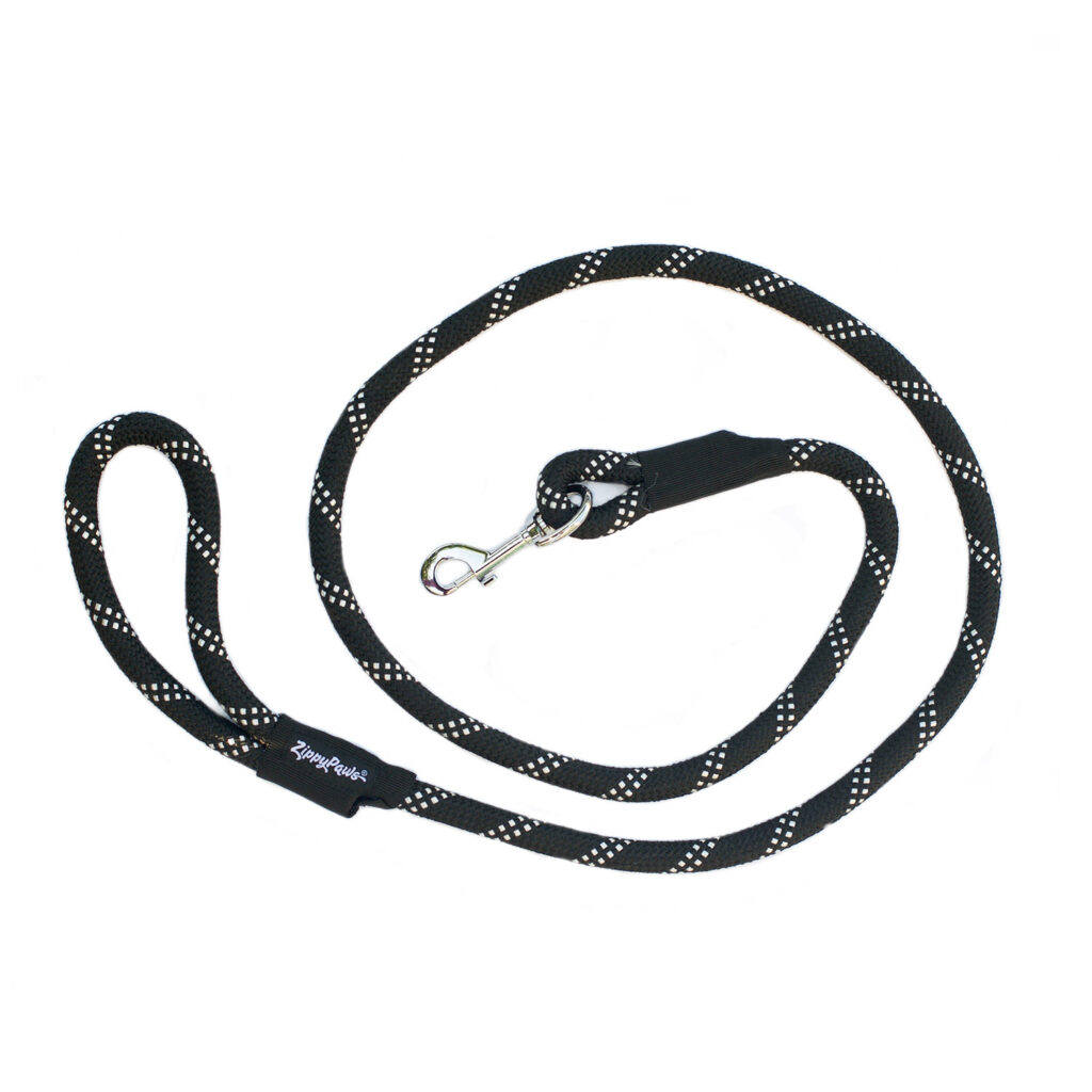 An image of ZippyPaws – ZP304 Climbers Leash – Original – Black (6ft)