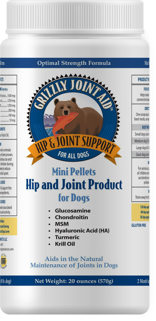 An image of Grizzly Pet Products - Grizzly Joint Aid Pellets (20 oz)