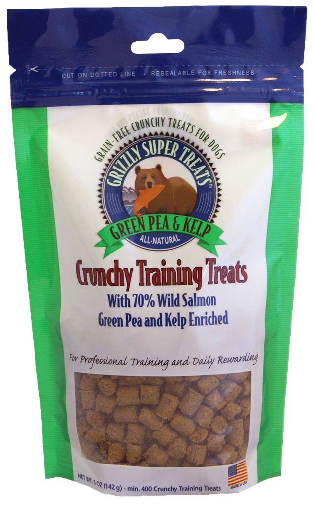 An image of Grizzly Pet Products – Grizzly Super Treats – Green Pea