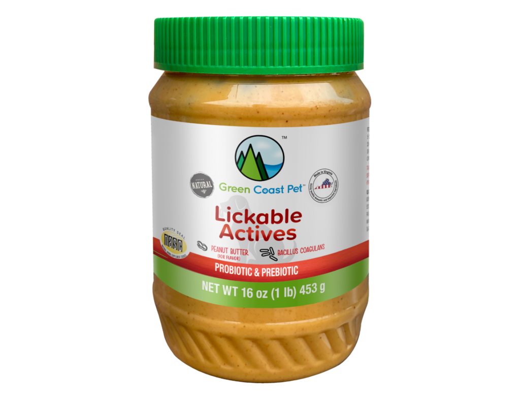 An image of Green Coast Pet – Lickable Actives- Prebiotics & Probiotics