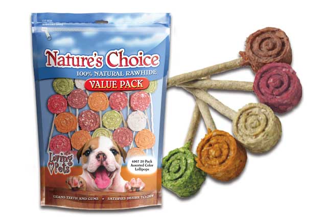 An image of Loving Pets – Nature’s Choice Assorted Lollipops (20 Pack)