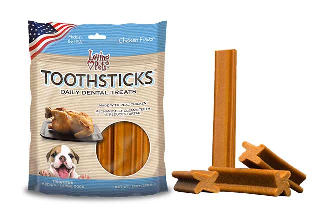 An image of Loving Pets - Toothsticks Chicken Dental Sticks