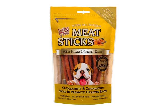 An image of Loving Pets – Meat Sticks – Chicken and Sweet Potato Recipe