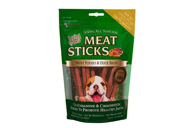 An image of Loving Pets – Meat Sticks – Duck and Sweet Potato Recipe