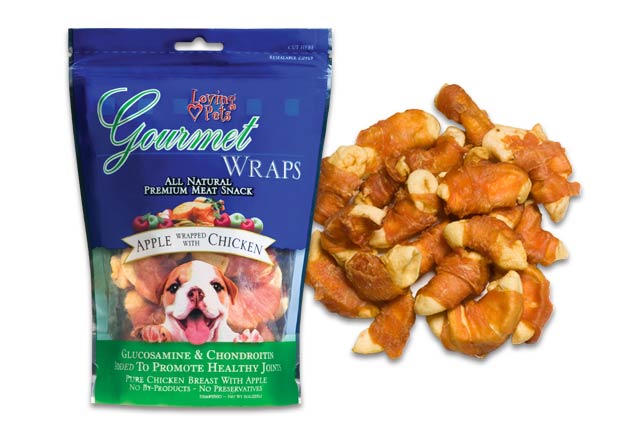An image of Loving Pets – Gourmet Apple & Chicken Wrap