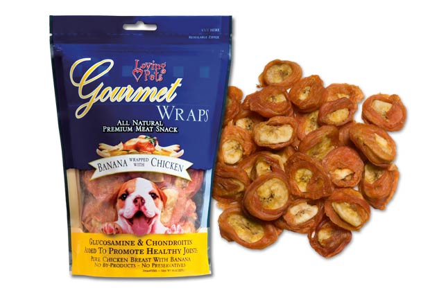 An image of Loving Pets – Gourmet Banana & Chicken Wraps