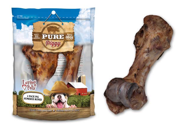 An image of Loving Pets – Pure Piggy Humerus Bones (2 Pack)