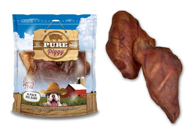 An image of Loving Pets - Pure Piggy 10 Pack Pig Ears
