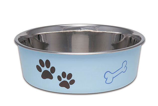An image of Loving Pets – Bella Bowl – Murano Blue