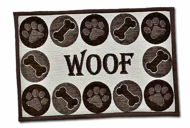 An image of Loving Pets – Woof Chenille Fashion Mat