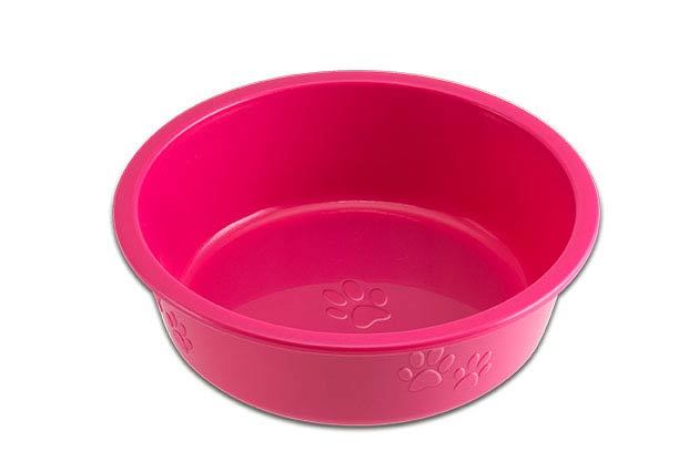 An image of Loving Pets – Dolce Luminoso Cat Bowl – Pink