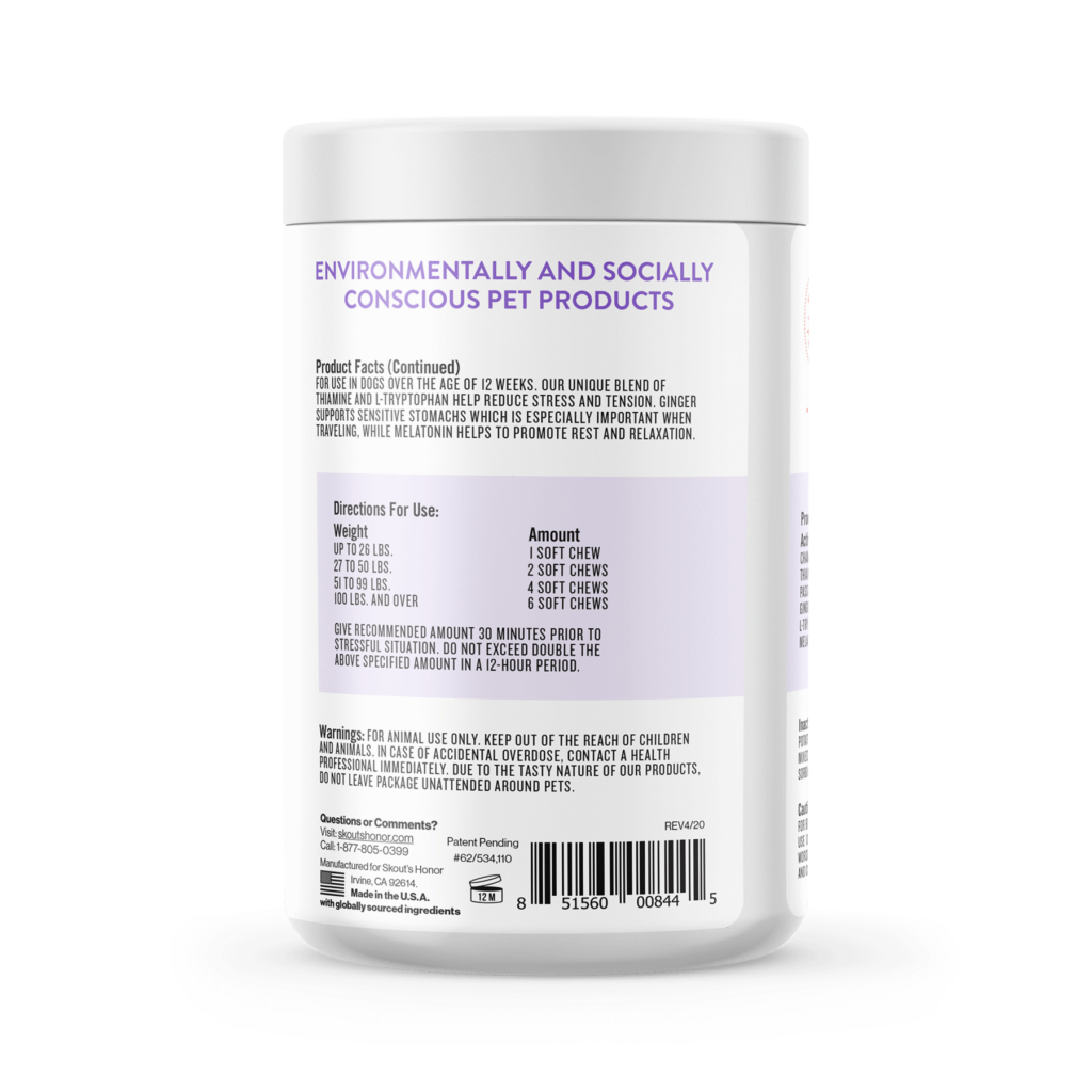 An image of Skout’s Honor – Calming Soft Chews