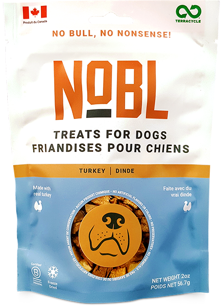 An image of Guardian Pet Food Company – NOBL Treats for Dogs – Turkey