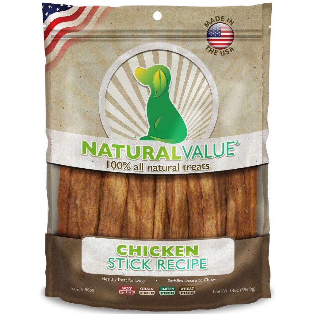 An image of Loving Pets – Natural Value Soft Chew Chicken Sticks