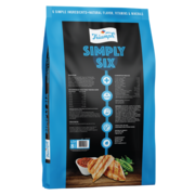 An image of Sunshine Mills, Inc. – Triumph Simply Six Chicken Meal, Brown Rice, and Pea Recipe Dry Dog Food 28lb.