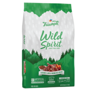An image of Sunshine Mills, Inc. – Triumph Wild Spirit Deboned Lamb and Brown Rice Recipe Dry Dog Food 28lb.
