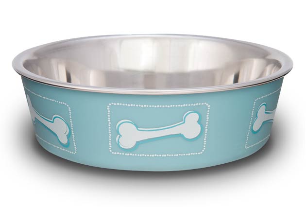 An image of Loving Pets – Bella Bowl – Coastal Blue