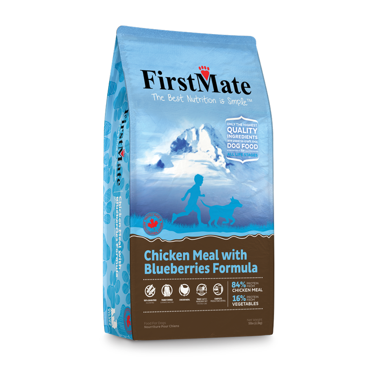 An image of FirstMate Pet Foods – FirstMate Limited Ingredient Chicken with Blueberries Dog 5lb