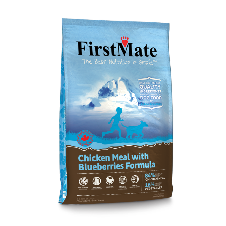 An image of FirstMate Pet Foods – FirstMate Limited Ingredient Chicken with Blueberries Dog 28.6lb