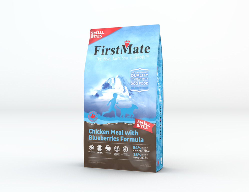 An image of FirstMate Pet Foods – FirstMate Limited Ingredient Chicken with Blueberries Dog – Small Bites 14.5lb