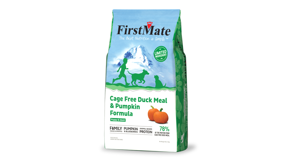An image of FirstMate Pet Foods – FirstMate Limited Ingredient DUCK & Pumpkin Dog 5lb