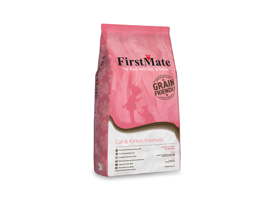 An image of FirstMate Pet Foods – FirstMate Grain Friendly Cat & Kitten Formula 5lb