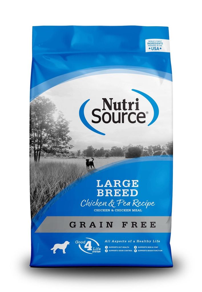 An image of Tuffy’s Pet Foods – NutriSource – Large Breed Chicken & Pea Grain Free Dog Food (30 Lbs.)