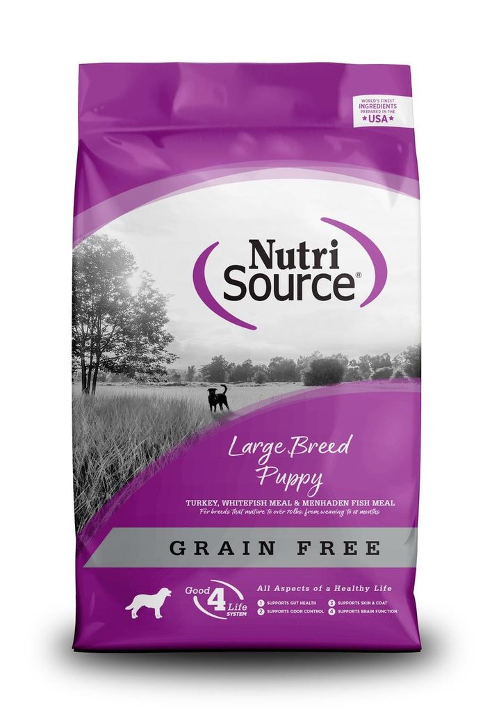 An image of Tuffy’s Pet Foods – NutriSource – Large Breed Puppy Grain Free Dog Food (8 / 5 Lbs.)
