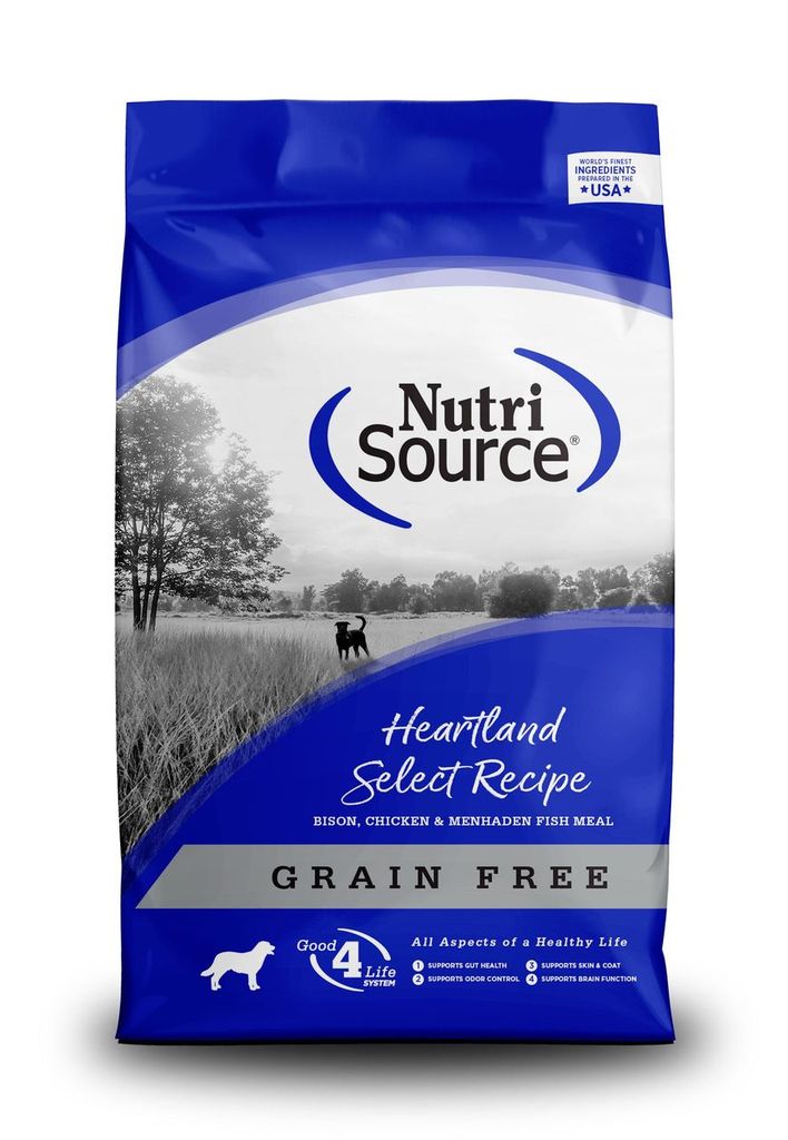 An image of Tuffy’s Pet Foods – NutriSource – Heartland Select Grain Free Dog Food (8 / 5 Lbs.)