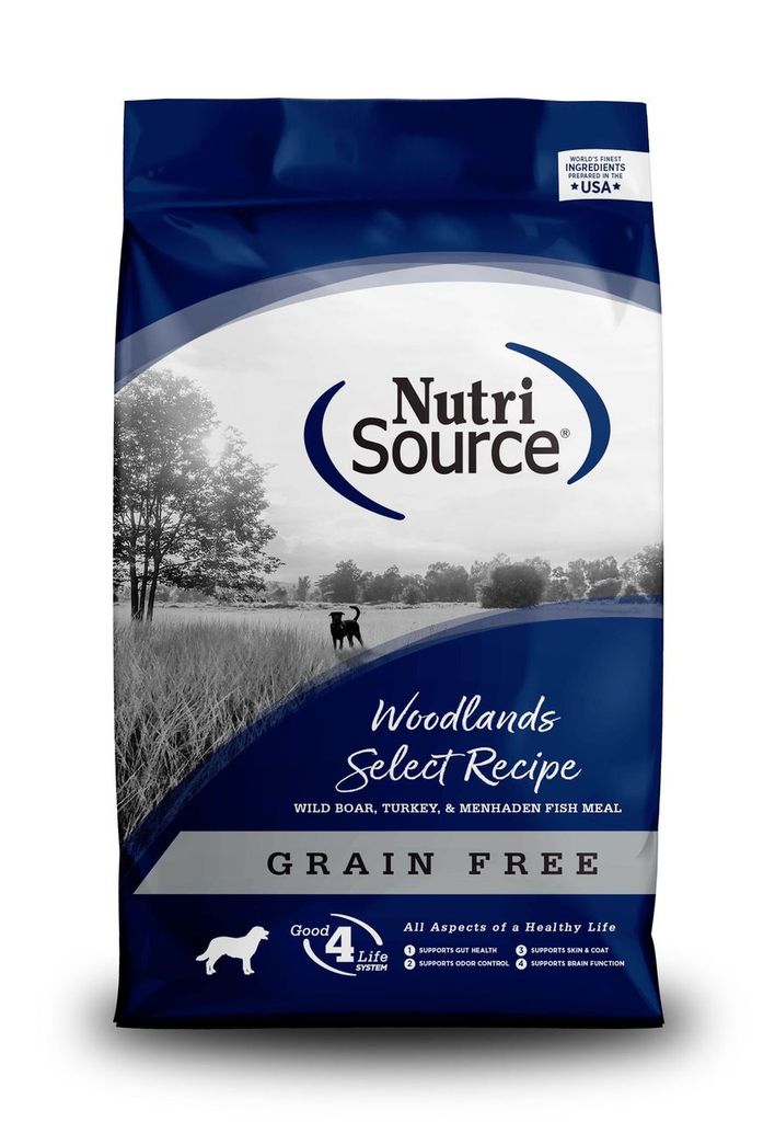 An image of Tuffy’s Pet Foods – NutriSource – Woodlands Select Grain Free Dog Food (30 Lbs.)