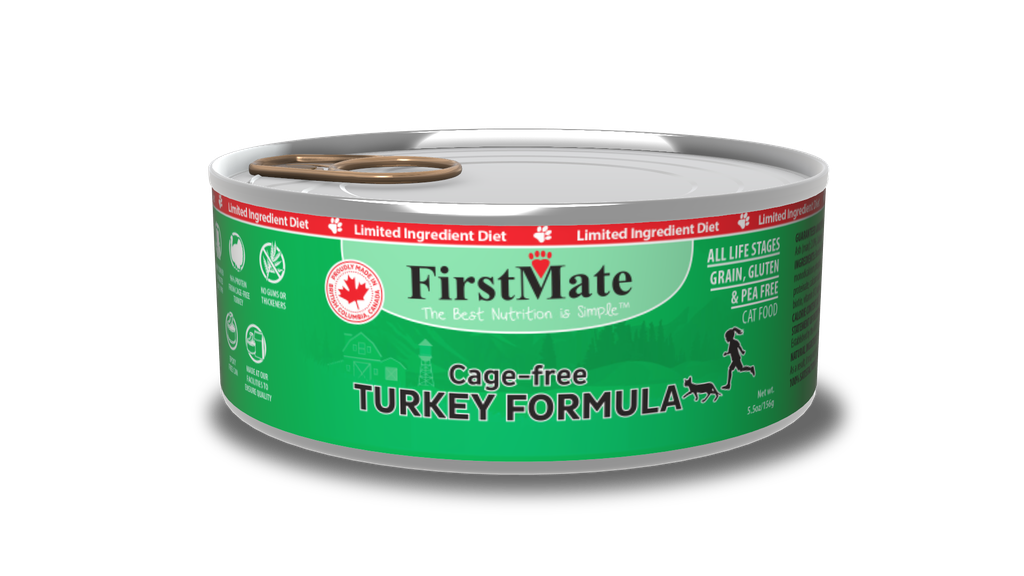 An image of FirstMate Pet Foods – *CASE* FirstMate Limited Ingredient Turkey Can Cat 5.5oz