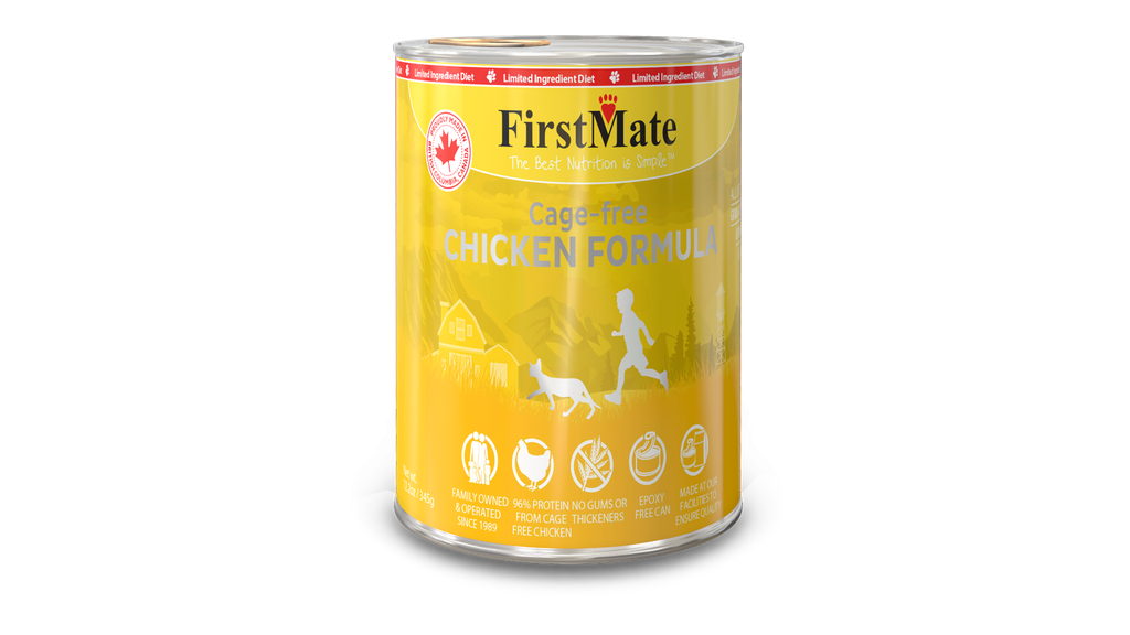 An image of FirstMate Pet Foods – FirstMate Limited Ingredient Cage-Free Chicken Can Cat 12.2oz