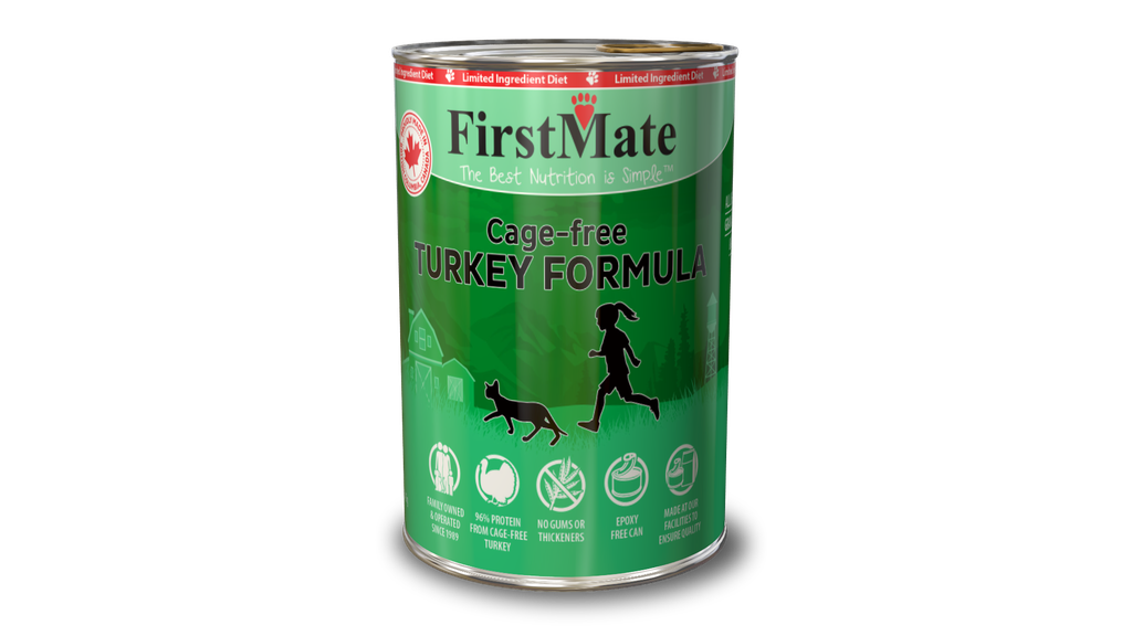 An image of FirstMate Pet Foods – *CASE* FirstMate Limited Ingredient Turkey Can Cat 12.2oz